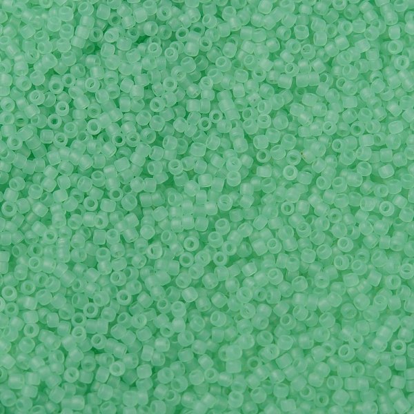 PandaHall TOHO Round Seed Beads, Japanese Seed Beads, Frosted, (144F) Ceylon Frost Celery, 15/0, 1.5mm, Hole: 0.7mm, about 15000pcs/50g..., Green
PandaHall TOHO Round Seed Beads, Japanese Seed Beads, Frosted, (144F) Ceylon Frost Celery, 15/0, 1.5mm, Hole: 0.7mm, about 15000pcs/50g..., Green