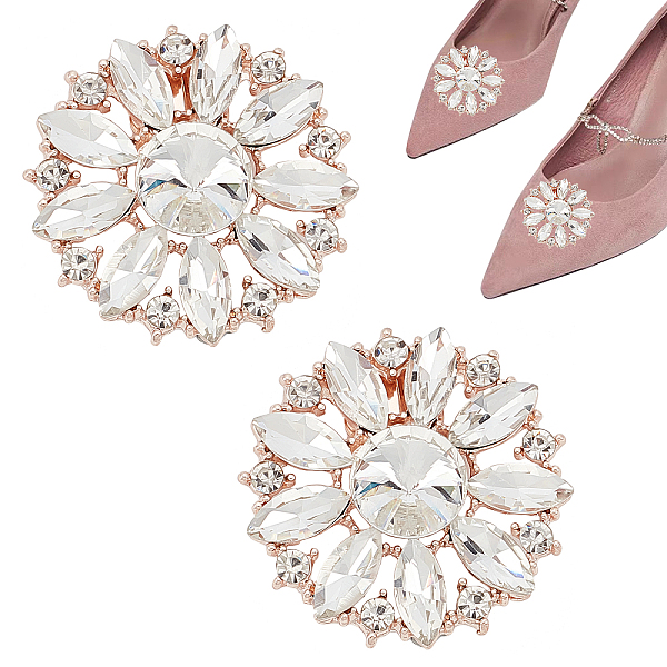 PandaHall AHANDMAKER 1 Pair Rhinestone Crystal Shoe Buckle Detachable Flower Shoe Clips, Fashion Rhinestones Decorations Charms for Dress..., Clear
PandaHall AHANDMAKER 1 Pair Rhinestone Crystal Shoe Buckle Detachable Flower Shoe Clips, Fashion Rhinestones Decorations Charms for Dress..., Clear