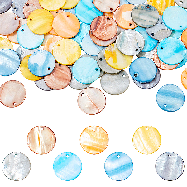 PandaHall AHADERMAKER 70pcs 7 colors Dyed Natural Flat Round Shell Pendants, Mixed Color, 25x2mm, Hole: 2mm, 10pcs/color Shell Shell Shape..., Multicolor
PandaHall AHADERMAKER 70pcs 7 colors Dyed Natural Flat Round Shell Pendants, Mixed Color, 25x2mm, Hole: 2mm, 10pcs/color Shell Shell Shape..., Multicolor