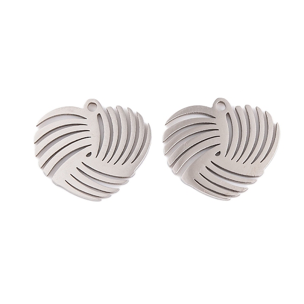 PandaHall 5Pcs 201 Stainless Steel Pendants, Laser Cut, Heart Charm, Stainless Steel Color, 15x17x1mm, Hole: 1.4mm 201 Stainless Steel Heart
PandaHall 5Pcs 201 Stainless Steel Pendants, Laser Cut, Heart Charm, Stainless Steel Color, 15x17x1mm, Hole: 1.4mm 201 Stainless Steel Heart
