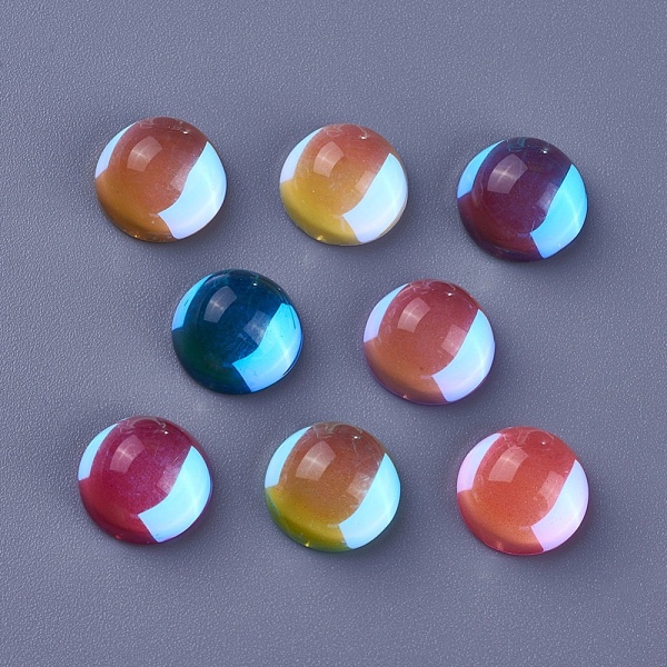 PandaHall Flat Back K9 Glass Cabochons, Half Round/Dome, Mixed Color, 10x6mm Glass Half Round Multicolor
PandaHall Flat Back K9 Glass Cabochons, Half Round/Dome, Mixed Color, 10x6mm Glass Half Round Multicolor