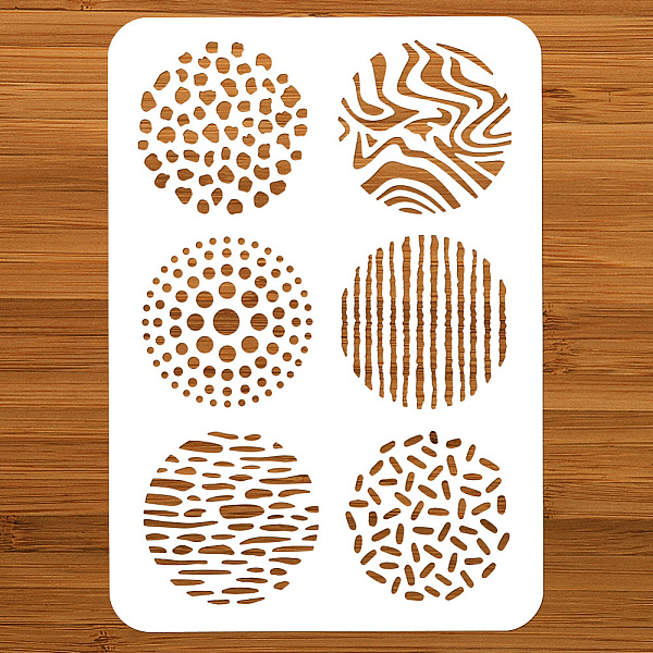 PandaHall Mixed Shape Round Painting Stencil, 11.69x8.27 Inch Reusable Craft Stencils Hollow Out Drawing Painting Template for Painting on...
PandaHall Mixed Shape Round Painting Stencil, 11.69x8.27 Inch Reusable Craft Stencils Hollow Out Drawing Painting Template for Painting on...