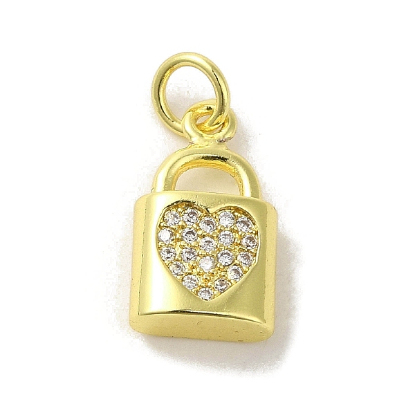 PandaHall Brass Micro Pave Cubic Zirconia Charms, Real 18K Gold Plated, Lock Charms, Clear, 14x8x3.5mm, Hole: 3mm Brass+Cubic Zirconia Lock...
PandaHall Brass Micro Pave Cubic Zirconia Charms, Real 18K Gold Plated, Lock Charms, Clear, 14x8x3.5mm, Hole: 3mm Brass+Cubic Zirconia Lock...