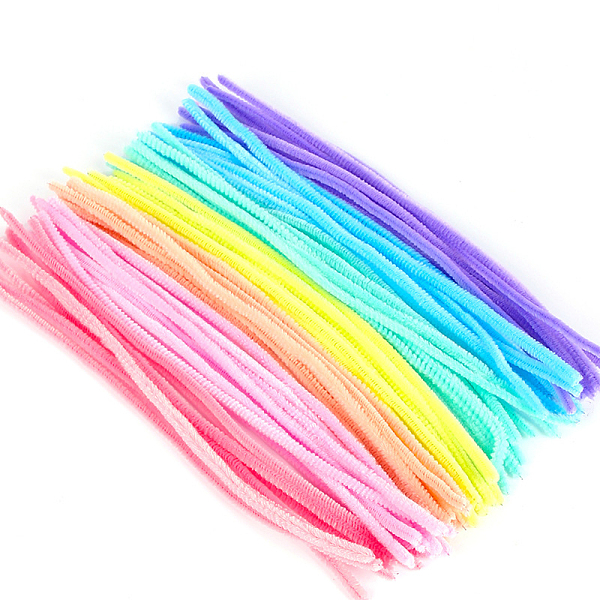 PandaHall DIY Plush Sticks, Chenille Stems, Pipe Cleaners, Kid Craft Material, Mixed Color, 300mm, 100pcs/bag Velvet Multicolor
PandaHall DIY Plush Sticks, Chenille Stems, Pipe Cleaners, Kid Craft Material, Mixed Color, 300mm, 100pcs/bag Velvet Multicolor
