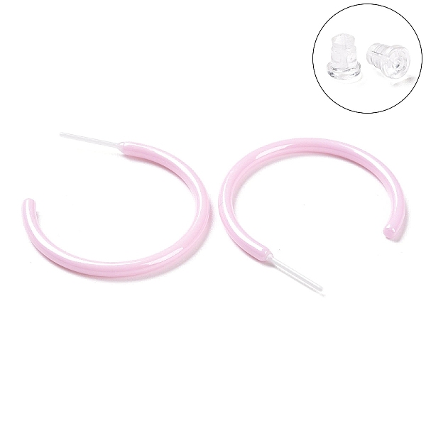 PandaHall Hypoallergenic Bioceramics Zirconia Ceramic Ring Stud Earrings, Half Hoop Earrings, No Fading and Nickel Free, Pink, 30x2.5x27mm...
PandaHall Hypoallergenic Bioceramics Zirconia Ceramic Ring Stud Earrings, Half Hoop Earrings, No Fading and Nickel Free, Pink, 30x2.5x27mm...