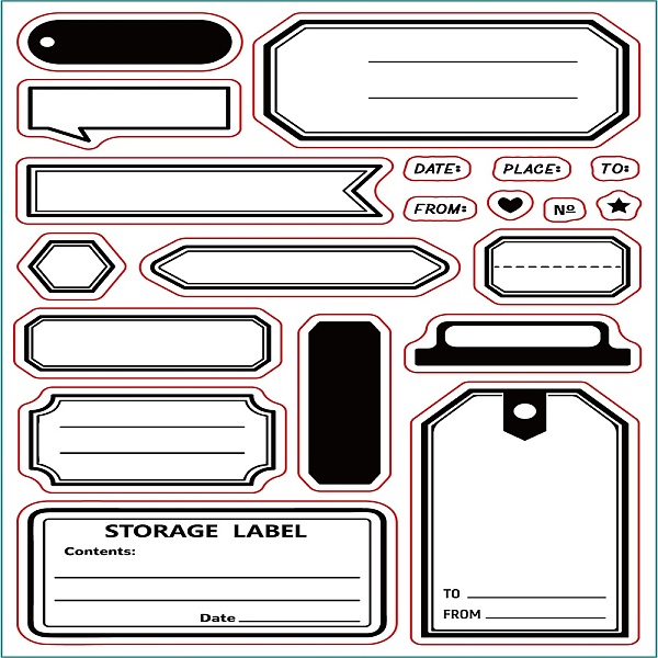 PandaHall GLOBLELAND Label Frame Clear Stamps Storace Label Tags Bookmark Silicone Clear Stamp Seals for Cards Making DIY Scrapbooking Photo...
PandaHall GLOBLELAND Label Frame Clear Stamps Storace Label Tags Bookmark Silicone Clear Stamp Seals for Cards Making DIY Scrapbooking Photo...