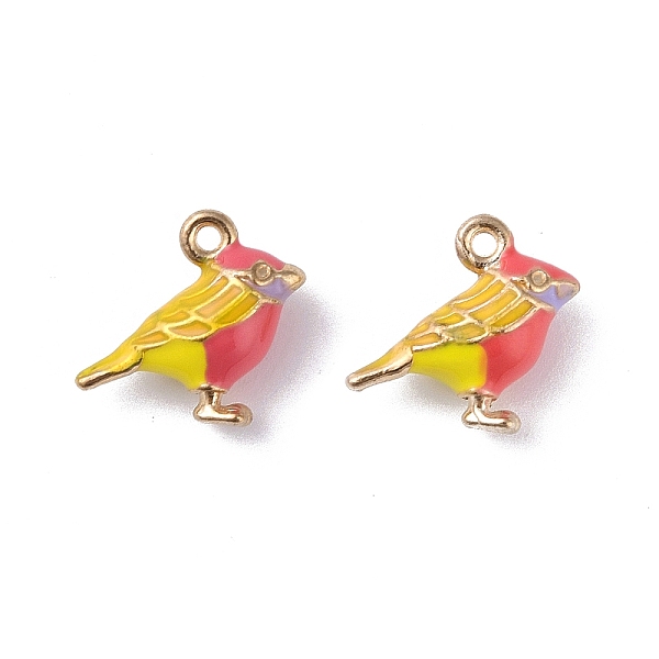 PandaHall Alloy Enamel Pendants, Cadmium Free & Lead Free, Golden, Bird Charm, Gold, 14x17x6mm, Hole: 1.6mm Alloy+Enamel Bird Gold
PandaHall Alloy Enamel Pendants, Cadmium Free & Lead Free, Golden, Bird Charm, Gold, 14x17x6mm, Hole: 1.6mm Alloy+Enamel Bird Gold