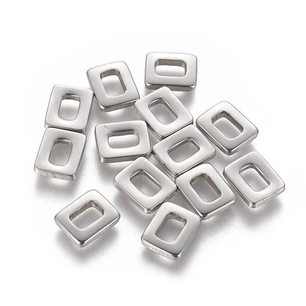 PandaHall 201 Stainless Steel Linking Rings, Rectangle, Stainless Steel Color, 9.5x7.5x2mm, Inner Diameter: 3.5x5.5mm 201 Stainless Steel...
PandaHall 201 Stainless Steel Linking Rings, Rectangle, Stainless Steel Color, 9.5x7.5x2mm, Inner Diameter: 3.5x5.5mm 201 Stainless Steel...