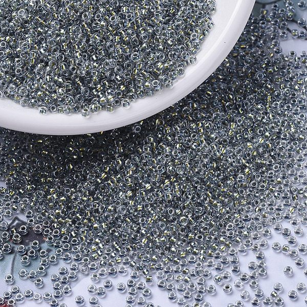 PandaHall MIYUKI Round Rocailles Beads, Japanese Seed Beads, 11/0, Magic Color & Color-Lined, (RR3201) Magic Golden Olive Lined Crystal..., Green
PandaHall MIYUKI Round Rocailles Beads, Japanese Seed Beads, 11/0, Magic Color & Color-Lined, (RR3201) Magic Golden Olive Lined Crystal..., Green