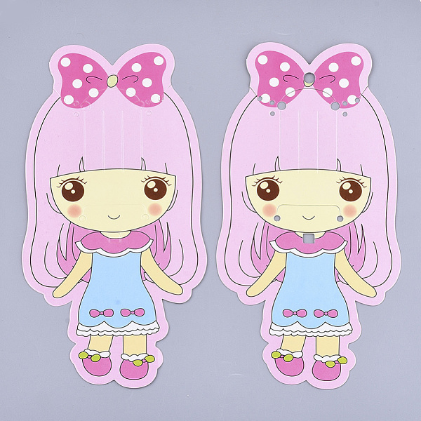 PandaHall Cardboard Display Cards, Used For Necklace, Earrings, Girl, Pearl Pink, 22.3x11.2cm Paper Angel & Fairy Pink
PandaHall Cardboard Display Cards, Used For Necklace, Earrings, Girl, Pearl Pink, 22.3x11.2cm Paper Angel & Fairy Pink