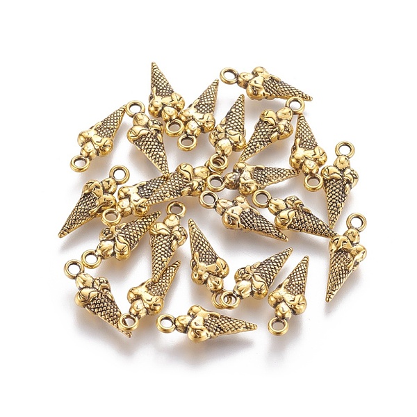 PandaHall Alloy Pendants, Ice Cream, Antique Golden, Cadmium Free & Nickel Free & Lead Free, 18.5x7x4mm, Hole: 2mm Alloy Food
PandaHall Alloy Pendants, Ice Cream, Antique Golden, Cadmium Free & Nickel Free & Lead Free, 18.5x7x4mm, Hole: 2mm Alloy Food