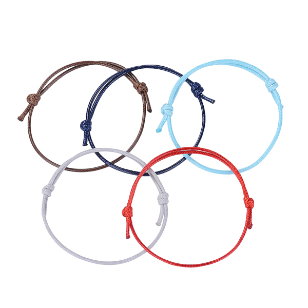 PandaHall Korean Waxed Polyester Cord Bracelet Making, Mixed Color, Adjustable Diameter: 40~70mm Waxed Cotton Cord Multicolor
PandaHall Korean Waxed Polyester Cord Bracelet Making, Mixed Color, Adjustable Diameter: 40~70mm Waxed Cotton Cord Multicolor