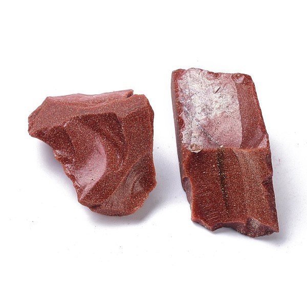 PandaHall Rough Raw Synthetic Goldstone Bead, No Hole/Undrilled, Nugget, 39~43x19~29x17~20mm, about 5pcs/100g Goldstone Nuggets
PandaHall Rough Raw Synthetic Goldstone Bead, No Hole/Undrilled, Nugget, 39~43x19~29x17~20mm, about 5pcs/100g Goldstone Nuggets