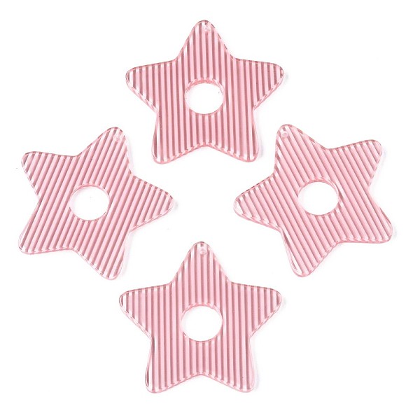PandaHall Stripe Cellulose Acetate(Resin) Pendants, Star, Hot Pink, 36x37.5x2mm, Hole: 1.4mm Cellulose Acetate Star
PandaHall Stripe Cellulose Acetate(Resin) Pendants, Star, Hot Pink, 36x37.5x2mm, Hole: 1.4mm Cellulose Acetate Star