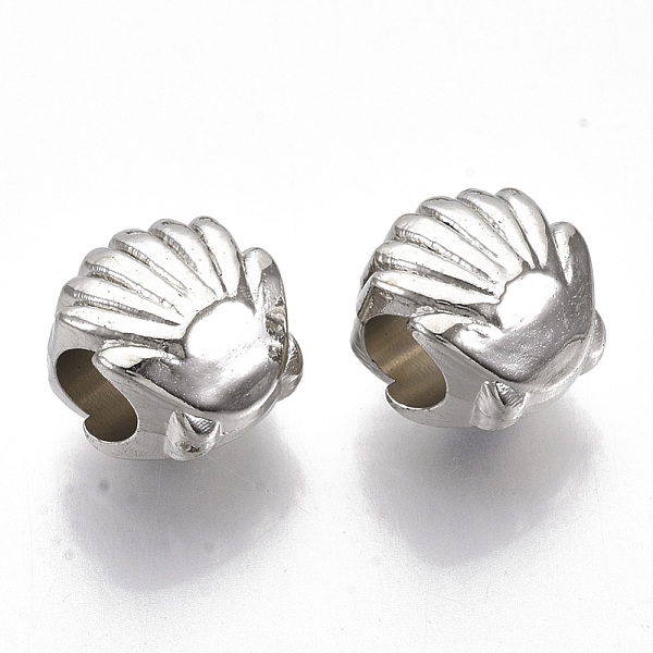 PandaHall Plating ABS Plastic European Beads, Large Hole Beads, Shell/Scallop Shape, Platinum, 12.5x11.5x9.5mm, Hole: 5.5mm ABS Plastic...
PandaHall Plating ABS Plastic European Beads, Large Hole Beads, Shell/Scallop Shape, Platinum, 12.5x11.5x9.5mm, Hole: 5.5mm ABS Plastic...