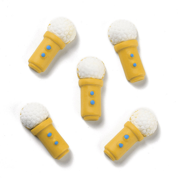 PandaHall Opaque Resin Cabochons, Microphone, Goldenrod, 18x8x5mm Resin Musical Instruments Gold
PandaHall Opaque Resin Cabochons, Microphone, Goldenrod, 18x8x5mm Resin Musical Instruments Gold