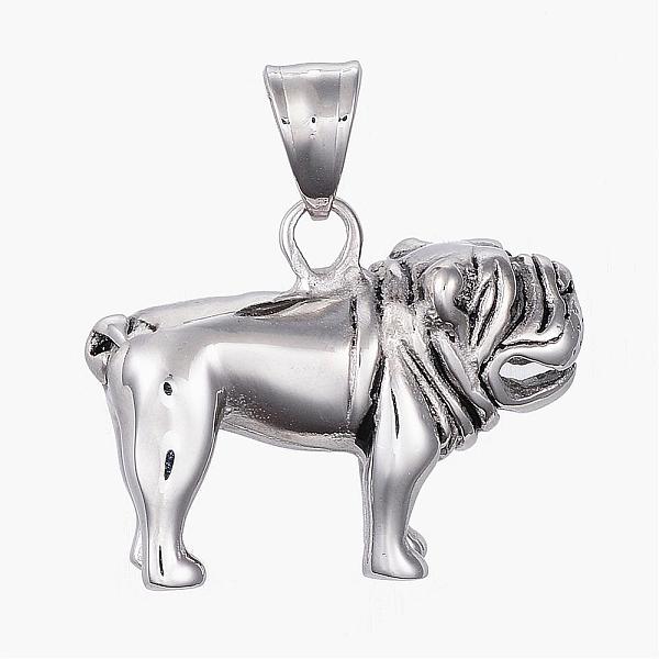PandaHall 304 Stainless Steel Puppy Pendants, Sharpei Dog Charms, Antique Silver, 24x32x12mm, Hole: 5x8mm 304 Stainless Steel Dog
PandaHall 304 Stainless Steel Puppy Pendants, Sharpei Dog Charms, Antique Silver, 24x32x12mm, Hole: 5x8mm 304 Stainless Steel Dog
