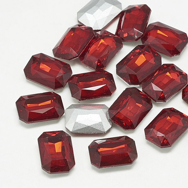 PandaHall Pointed Back Glass Rhinestone Cabochons, Faceted, Rectangle Octagon, Light Siam, 14x10x4mm Glass Rhinestone Octagon Red
PandaHall Pointed Back Glass Rhinestone Cabochons, Faceted, Rectangle Octagon, Light Siam, 14x10x4mm Glass Rhinestone Octagon Red