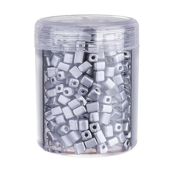 PandaHall Plated Glass Seed Beads, Round Hole, Cube, Silver Plated, 3~7x3x3mm, Hole: 0.5mm, about 400pcs/box Glass Cube
PandaHall Plated Glass Seed Beads, Round Hole, Cube, Silver Plated, 3~7x3x3mm, Hole: 0.5mm, about 400pcs/box Glass Cube