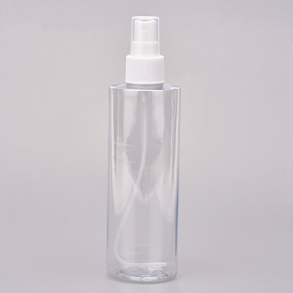 PandaHall Plastic Spray Bottles, with Fine Mist Sprayer & Dust Cap, Refillable Bottle, Clear, 18.5cm, Capacity: 250ml Plastic Column Clear
PandaHall Plastic Spray Bottles, with Fine Mist Sprayer & Dust Cap, Refillable Bottle, Clear, 18.5cm, Capacity: 250ml Plastic Column Clear