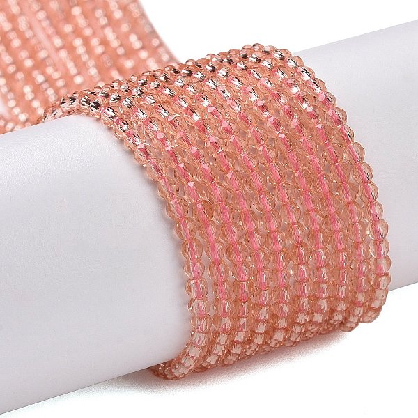 PandaHall Transparent Glass Beads Strands, Faceted Round, Light Salmon, 2mm, Hole: 0.8mm, about 175pcs/strand, 14.06~14.17 inch(35.7~36cm)...
PandaHall Transparent Glass Beads Strands, Faceted Round, Light Salmon, 2mm, Hole: 0.8mm, about 175pcs/strand, 14.06~14.17 inch(35.7~36cm)...