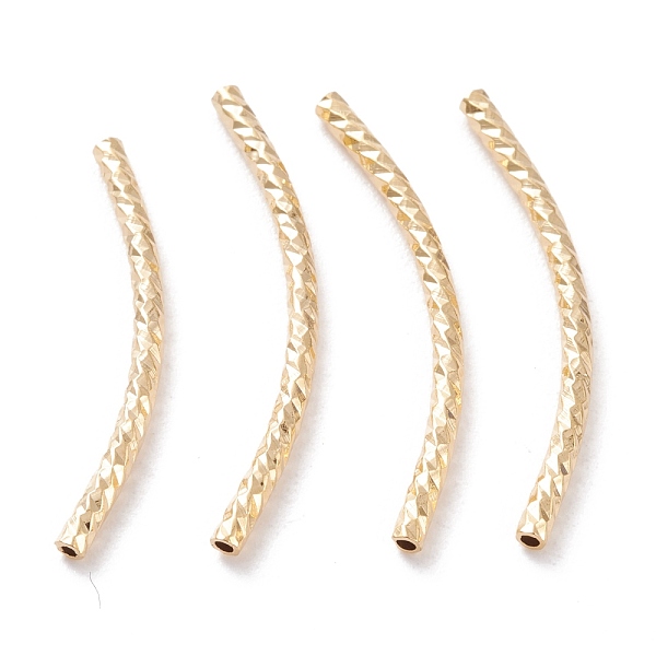 PandaHall Brass Tube Beads, Long-Lasting Plated, Curved Beads, Tube, Real 24K Gold Plated, 25x1.5mm, Hole: 0.8mm Brass Tube
PandaHall Brass Tube Beads, Long-Lasting Plated, Curved Beads, Tube, Real 24K Gold Plated, 25x1.5mm, Hole: 0.8mm Brass Tube