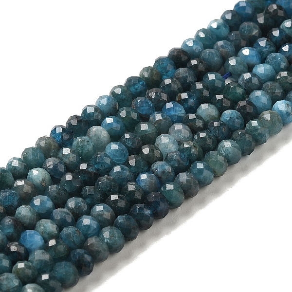 PandaHall Natural Apatite Beads Strands, Rondelle, Faceted, 5.5x4mm, Hole: 0.9mm, about 94~95pcs/strand, 15.43~15.63''(39.2~39.7cm) Apatite...
PandaHall Natural Apatite Beads Strands, Rondelle, Faceted, 5.5x4mm, Hole: 0.9mm, about 94~95pcs/strand, 15.43~15.63''(39.2~39.7cm) Apatite...