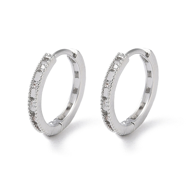 PandaHall Brass Micro Pave Cubic Zirconia Hoop Earrings, Ring, Real Platinum Plated, 12.5x2mm Cubic Zirconia Ring Clear
PandaHall Brass Micro Pave Cubic Zirconia Hoop Earrings, Ring, Real Platinum Plated, 12.5x2mm Cubic Zirconia Ring Clear