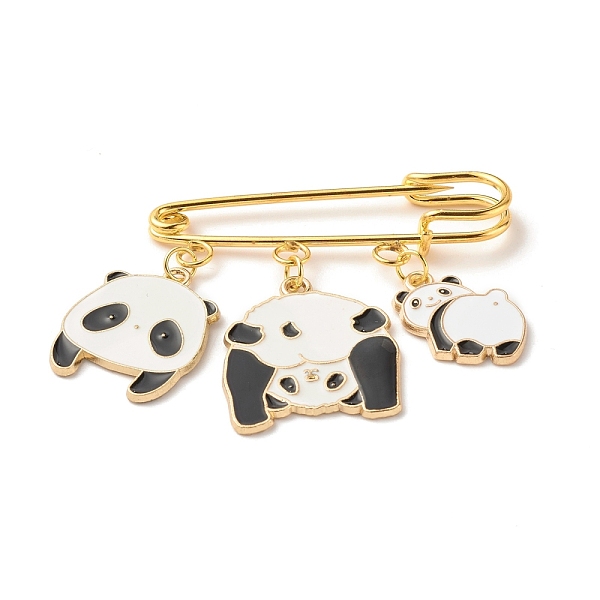PandaHall Panda Charm Enamel Brooch Pin, Alloy Safety Pin for Scarves Sweater, Golden, Colorful, 43x50mm, Pin: 1.5mm Alloy+Enamel
PandaHall Panda Charm Enamel Brooch Pin, Alloy Safety Pin for Scarves Sweater, Golden, Colorful, 43x50mm, Pin: 1.5mm Alloy+Enamel