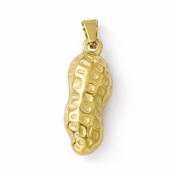 PandaHall Vacuum Plating 304 Stainless Steel Pendants, Peanut Charms, Golden, 29.5x11x8mm, Hole: 7.5x4mm 304 Stainless Steel Food
PandaHall Vacuum Plating 304 Stainless Steel Pendants, Peanut Charms, Golden, 29.5x11x8mm, Hole: 7.5x4mm 304 Stainless Steel Food
