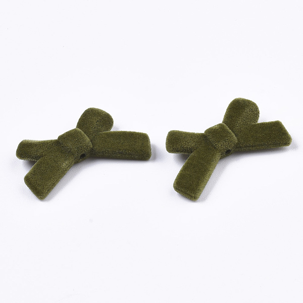 PandaHall Flocky Acrylic Beads, Bowknot, Olive, 21x34x6.5mm, Hole: 1.4mm Acrylic Bowknot Green
PandaHall Flocky Acrylic Beads, Bowknot, Olive, 21x34x6.5mm, Hole: 1.4mm Acrylic Bowknot Green