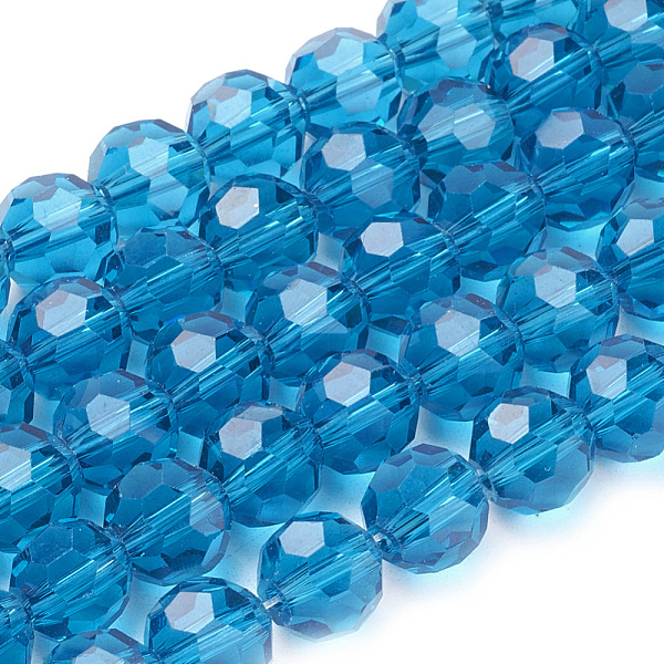 PandaHall Glass Beads Strands, Faceted(32 Facets), Round, Steel Blue, 8mm, Hole: 1.5mm, about 66~67pcs/strand, 15.12 inch~15.35 inch...
PandaHall Glass Beads Strands, Faceted(32 Facets), Round, Steel Blue, 8mm, Hole: 1.5mm, about 66~67pcs/strand, 15.12 inch~15.35 inch...