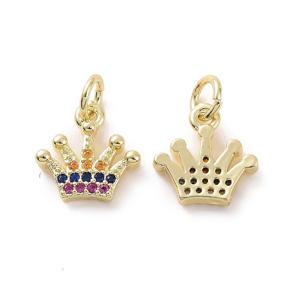 PandaHall Brass Micro Pave Cubic Zirconia Charms, with Jump Rings, Crown Charm, Real 18K Gold Plated, 11x11x2.3mm, Hole: 3.2mm Brass+Cubic...
PandaHall Brass Micro Pave Cubic Zirconia Charms, with Jump Rings, Crown Charm, Real 18K Gold Plated, 11x11x2.3mm, Hole: 3.2mm Brass+Cubic...