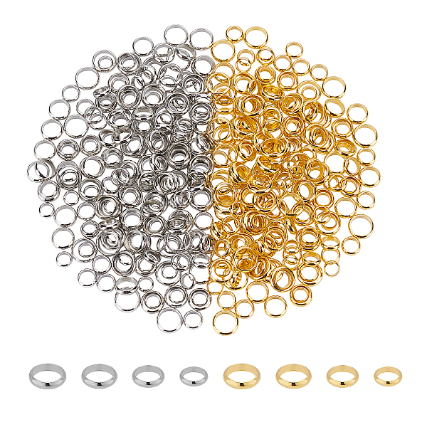PandaHall Brass Spacer Beads, Rondelle, Platinum & Golden, 5~8x1.5~2mm, Hole: 3.5~6.5mm, 440pcs/box Brass Rondelle
PandaHall Brass Spacer Beads, Rondelle, Platinum & Golden, 5~8x1.5~2mm, Hole: 3.5~6.5mm, 440pcs/box Brass Rondelle