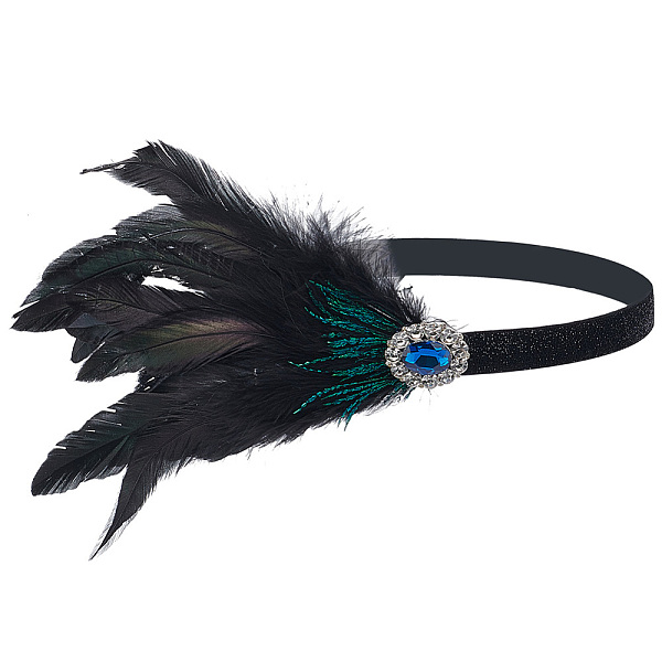 PandaHall Elastic Feather Headbands, with Rhinestone and Polyester, Black, 250x16.5x13mm Polyester Feather Black
PandaHall Elastic Feather Headbands, with Rhinestone and Polyester, Black, 250x16.5x13mm Polyester Feather Black