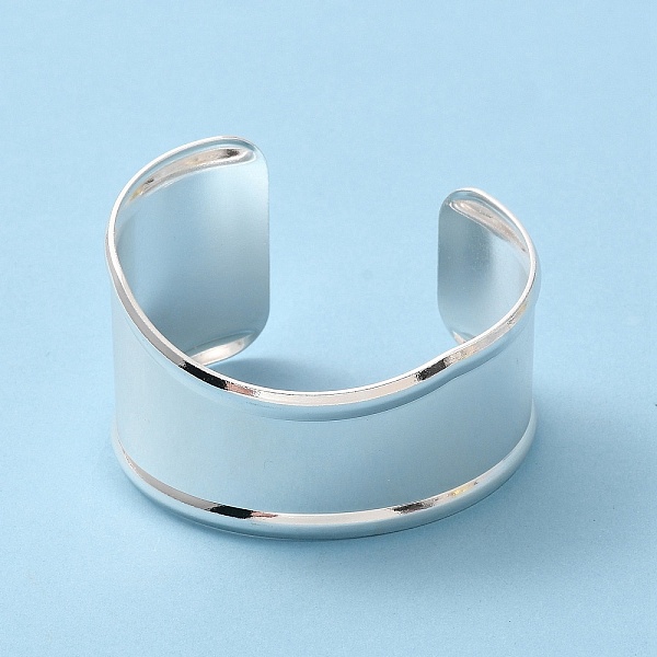 PandaHall Rack Plating Brass Cuff Bangles, Open Bangles for Women, Cadmium Free & Lead Free, Silver, 1~1-5/8- inch(2.55~4.1cm), Inner...
PandaHall Rack Plating Brass Cuff Bangles, Open Bangles for Women, Cadmium Free & Lead Free, Silver, 1~1-5/8- inch(2.55~4.1cm), Inner...