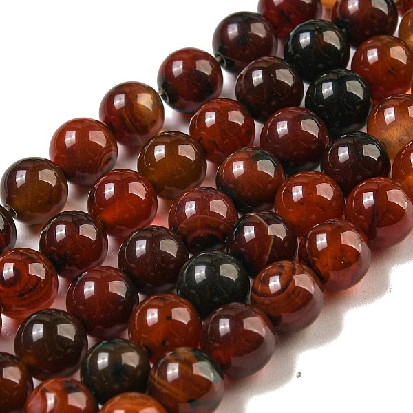 PandaHall Natural Agate Round Bead Strands, Dyed, 8mm, Hole: 1mm, about 48pcs/strand, 14.9 inch Natural Agate Round Red
PandaHall Natural Agate Round Bead Strands, Dyed, 8mm, Hole: 1mm, about 48pcs/strand, 14.9 inch Natural Agate Round Red