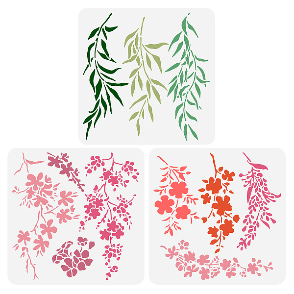PandaHall BENECREAT 3Pcs Flower Stencil, Weeping Willow Cherry Blossoms Art Craft Wall Painting Template for Room Fabric Furniture Wood...
PandaHall BENECREAT 3Pcs Flower Stencil, Weeping Willow Cherry Blossoms Art Craft Wall Painting Template for Room Fabric Furniture Wood...