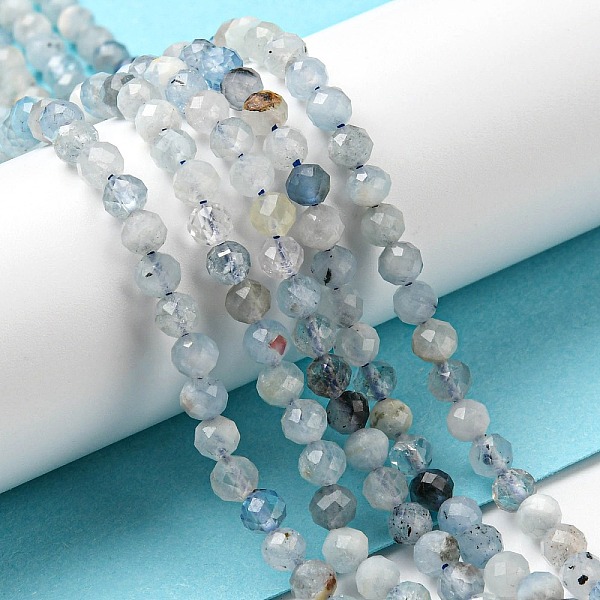 PandaHall Natural Aquamarine Beads Strands, Faceted, Round, 3.7~4mm, Hole: 0.7mm, about 98pcs/strand, 15.04~15.08 inch(38.2~38.3cm)...
PandaHall Natural Aquamarine Beads Strands, Faceted, Round, 3.7~4mm, Hole: 0.7mm, about 98pcs/strand, 15.04~15.08 inch(38.2~38.3cm)...