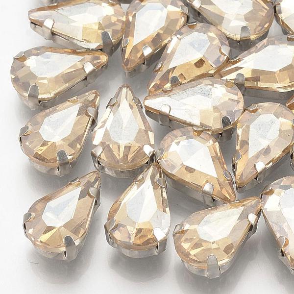 PandaHall Sew on Rhinestone, Multi-strand Links, Glass Rhinestone, with Brass Prong Settings, Garments Accessories, Faceted, teardrop..., Yellow
PandaHall Sew on Rhinestone, Multi-strand Links, Glass Rhinestone, with Brass Prong Settings, Garments Accessories, Faceted, teardrop..., Yellow