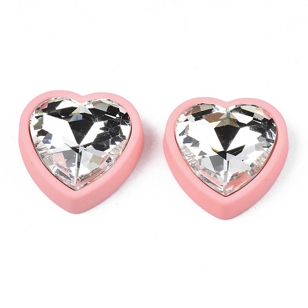 PandaHall Rubberized Style Acrylic Rhinestone Cabochons, Faceted, Heart, Pink, 22.5x22.5x8mm Acrylic Rhinestone Heart Pink
PandaHall Rubberized Style Acrylic Rhinestone Cabochons, Faceted, Heart, Pink, 22.5x22.5x8mm Acrylic Rhinestone Heart Pink