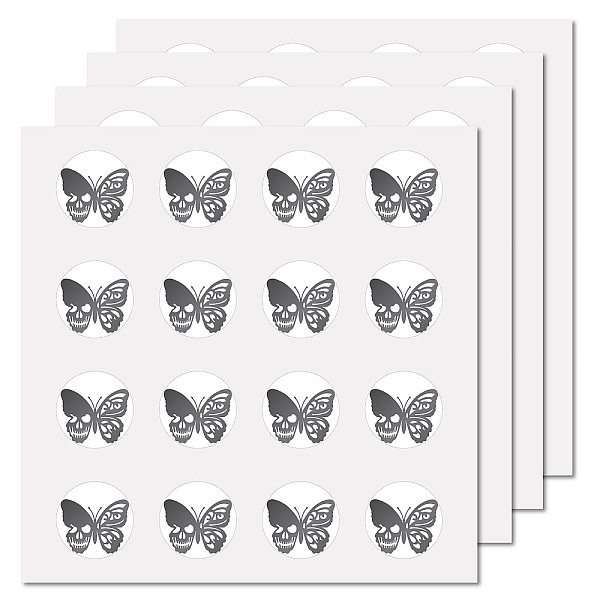 PandaHall 8 Sheets Plastic Waterproof Self-Adhesive Picture Stickers, Round Dot Cartoon Decals for Kid's Art Craft, Butterfly, 150x150mm...
PandaHall 8 Sheets Plastic Waterproof Self-Adhesive Picture Stickers, Round Dot Cartoon Decals for Kid's Art Craft, Butterfly, 150x150mm...