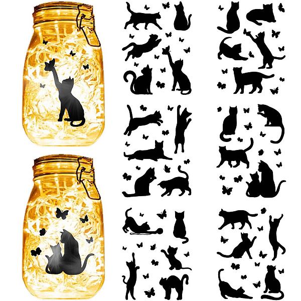 PandaHall 12 Sheets 6 Styles Self-Adhesive PVC Waterproof Picture Stickers, Black, Cat Shape, 200x150mm, 2 sheets/style Plastic Cat Shape
PandaHall 12 Sheets 6 Styles Self-Adhesive PVC Waterproof Picture Stickers, Black, Cat Shape, 200x150mm, 2 sheets/style Plastic Cat Shape
