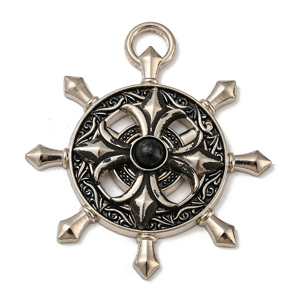 PandaHall Tibetan Style Alloy Pendants, Helm, Antique Silver, 45x40.5x5.5mm, Hole: 3x6mm Alloy Anchor & Helm
PandaHall Tibetan Style Alloy Pendants, Helm, Antique Silver, 45x40.5x5.5mm, Hole: 3x6mm Alloy Anchor & Helm