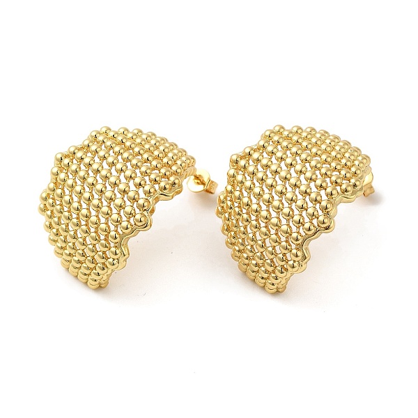 PandaHall Rack Plating Brass Hollow Twist Stud Earrings for Women, Cadmium Free & Lead Free, Real 18K Gold Plated, 28.5x23mm Brass Twist
PandaHall Rack Plating Brass Hollow Twist Stud Earrings for Women, Cadmium Free & Lead Free, Real 18K Gold Plated, 28.5x23mm Brass Twist