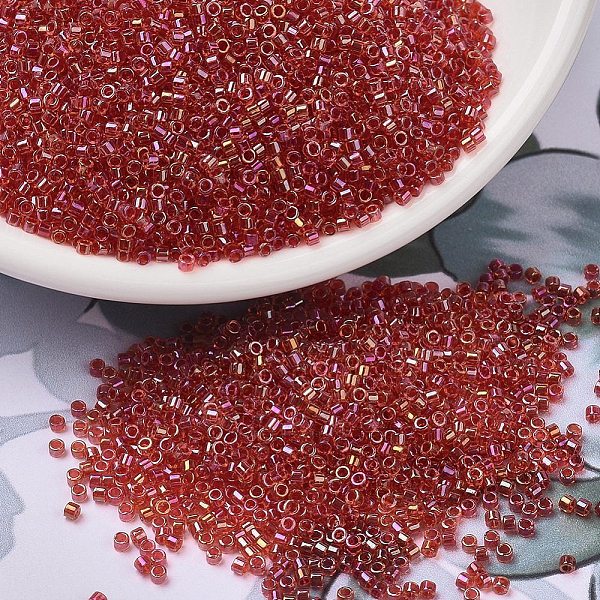 PandaHall MIYUKI Delica Beads, Cylinder, Japanese Seed Beads, 11/0, (DB2374) Inside Dyed Scarlet, 1.3x1.6mm, Hole: 0.8mm, about 2000pcs/10g..., Red
PandaHall MIYUKI Delica Beads, Cylinder, Japanese Seed Beads, 11/0, (DB2374) Inside Dyed Scarlet, 1.3x1.6mm, Hole: 0.8mm, about 2000pcs/10g..., Red