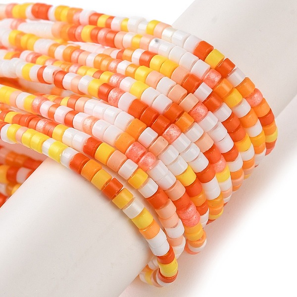 PandaHall Handmade Czech Lampwork Beads Strands, Disc Beads, Orange, 2.5x2mm, Hole: 1mm, about 224pcs/strand, 15.55 inch(39.5cm) Lampwork...
PandaHall Handmade Czech Lampwork Beads Strands, Disc Beads, Orange, 2.5x2mm, Hole: 1mm, about 224pcs/strand, 15.55 inch(39.5cm) Lampwork...