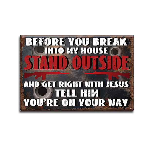 PandaHall Vintage Metal Tin Sign, Iron Wall Decor for Bars, Restaurants, Cafes Pubs, Rectangle, Word, 300x200x0.5mm Iron Word
PandaHall Vintage Metal Tin Sign, Iron Wall Decor for Bars, Restaurants, Cafes Pubs, Rectangle, Word, 300x200x0.5mm Iron Word