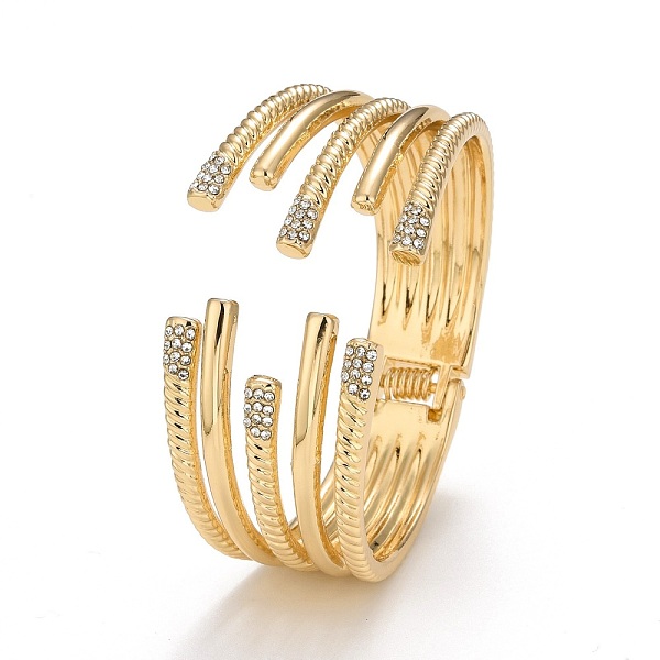 PandaHall Crystal Rhinestone Cuff Bangle, Hinged Wide Open Bangle for Women, Light Gold, Inner Diameter: 1-7/8x2-3/8 inch(4.85x6.05cm)...
PandaHall Crystal Rhinestone Cuff Bangle, Hinged Wide Open Bangle for Women, Light Gold, Inner Diameter: 1-7/8x2-3/8 inch(4.85x6.05cm)...