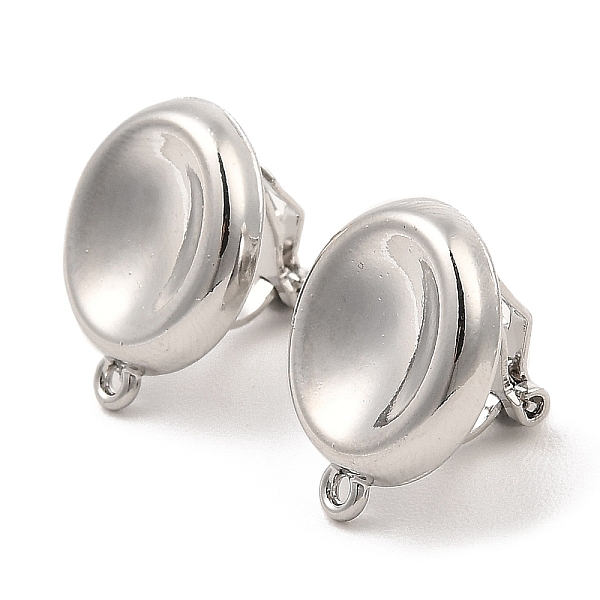 PandaHall Alloy Clip-on Earring Findings, with Horizontal Loops, for Non-pierced Ears, Flat Round, Platinum, 18.5x15x13mm, Hole: 1.2mm Alloy...
PandaHall Alloy Clip-on Earring Findings, with Horizontal Loops, for Non-pierced Ears, Flat Round, Platinum, 18.5x15x13mm, Hole: 1.2mm Alloy...